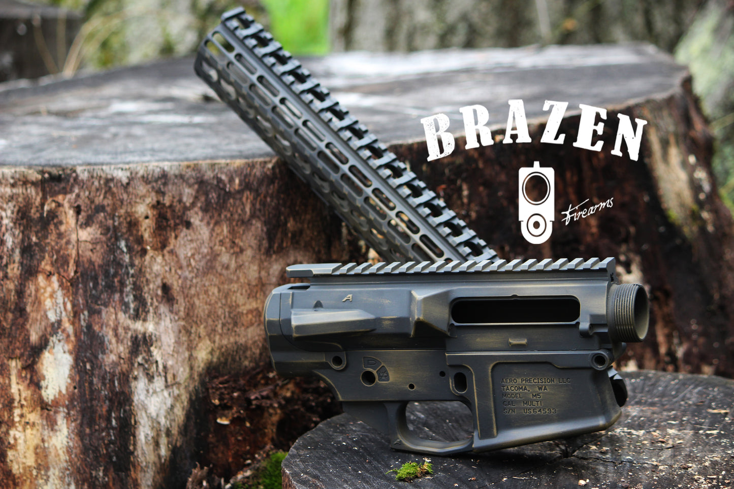 Cerakote Rifles - Upper/Lower/Handguard - Battleworn